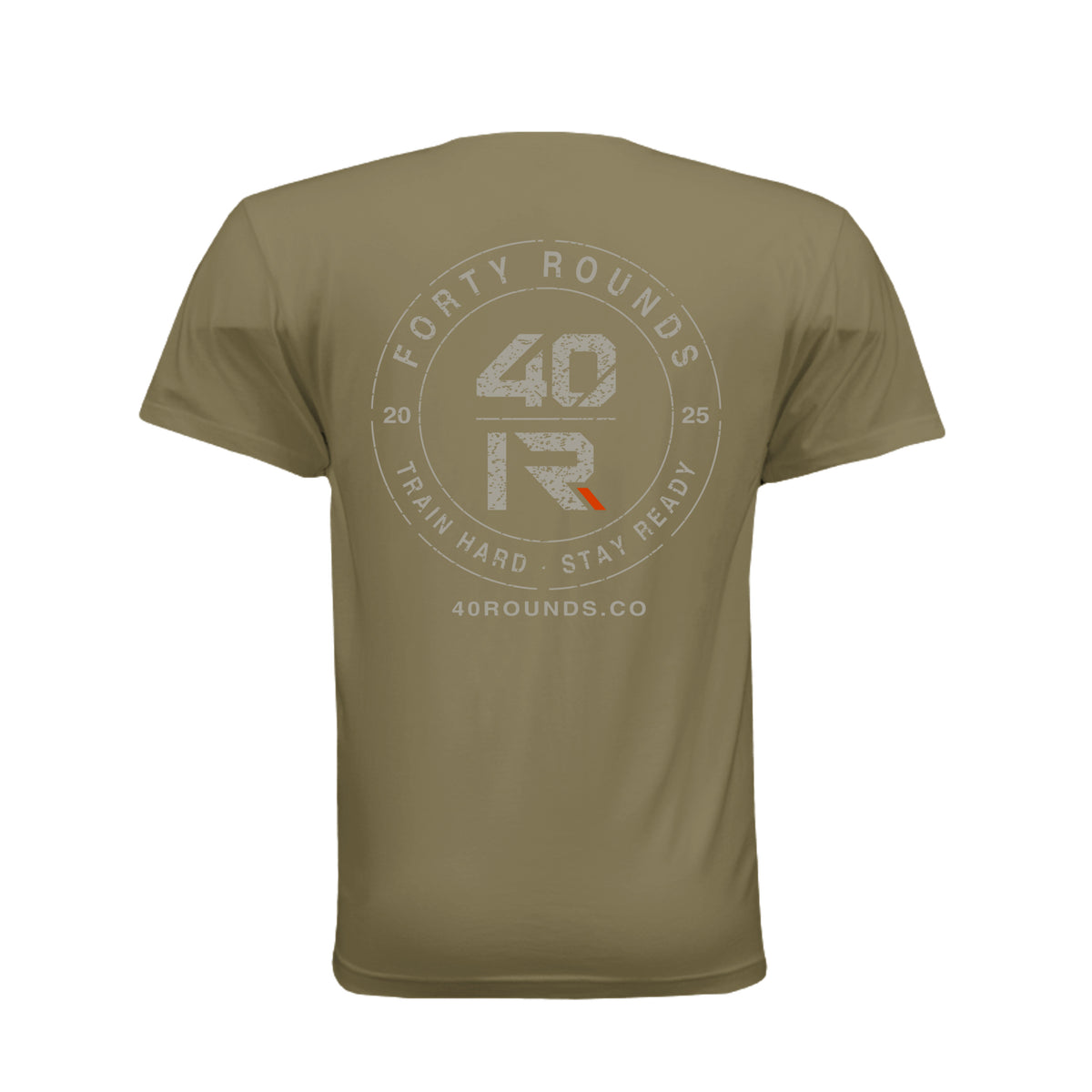 Stay Ready Tee · Military Green · Back