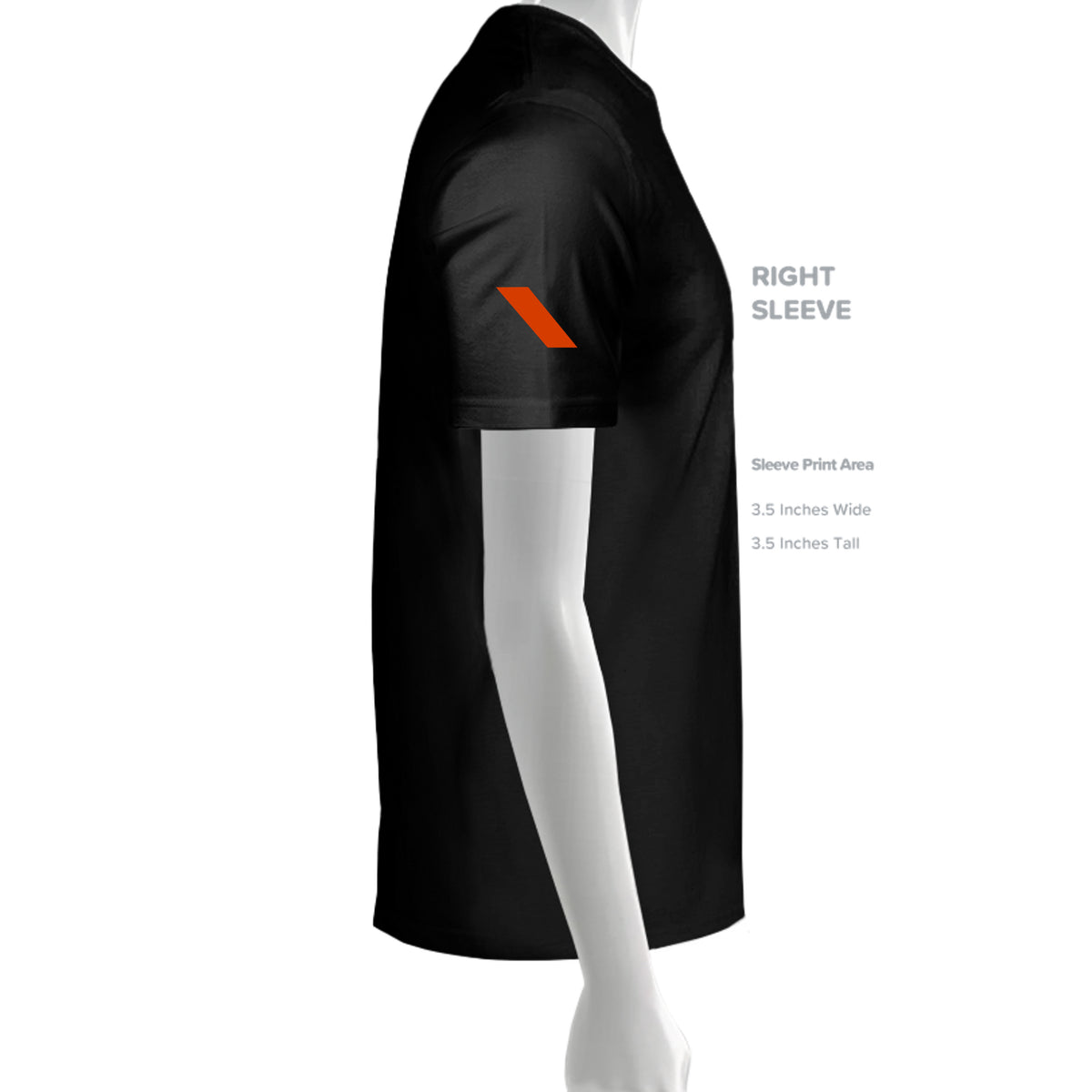 Earn Your Reflection — Mirrored Tee · Vintage Black · Sleeve