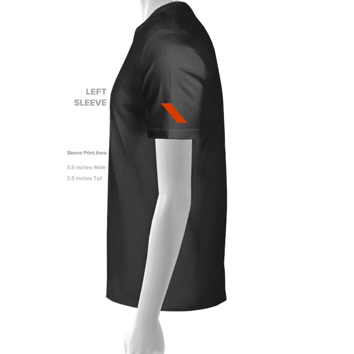 Don’t Flag Me, Bro — Range Humor Tee · Black · Sleeve