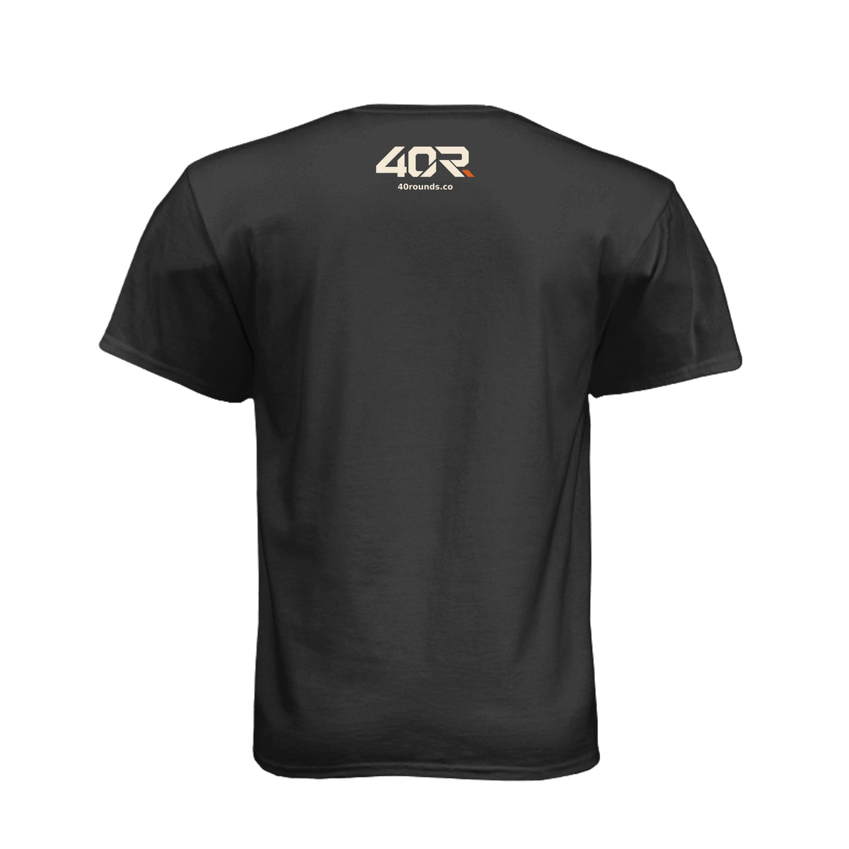 Don’t Flag Me, Bro — Range Humor Tee · Charcoal · Back