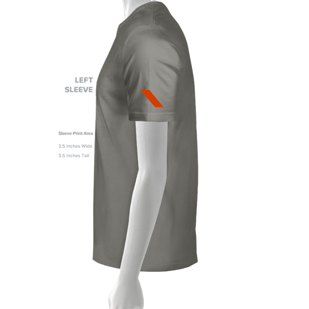 Don’t Flag Me, Bro — Range Humor Tee · Warm Gray · Sleeve