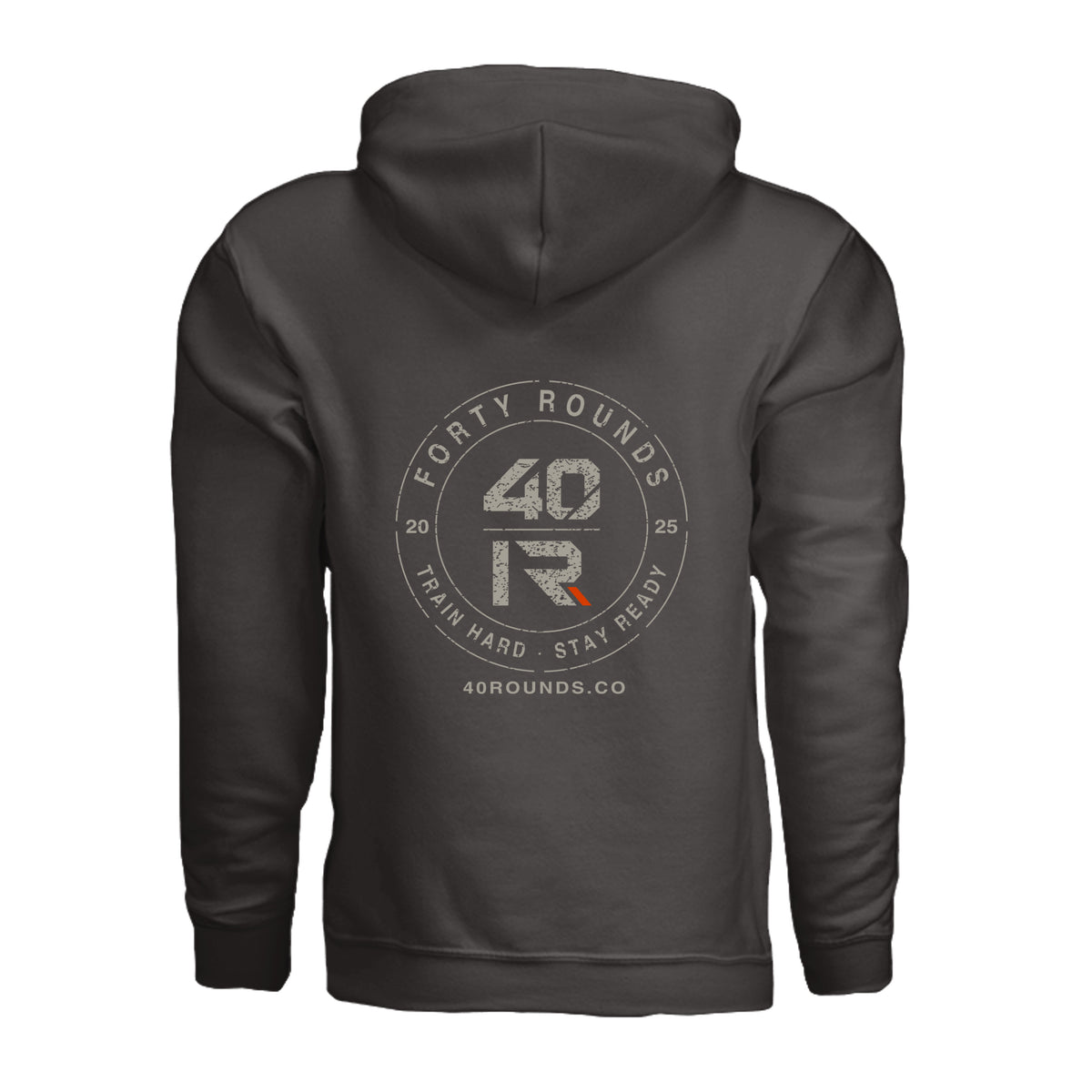 Stay Ready Hoodie · Asphalt · Back