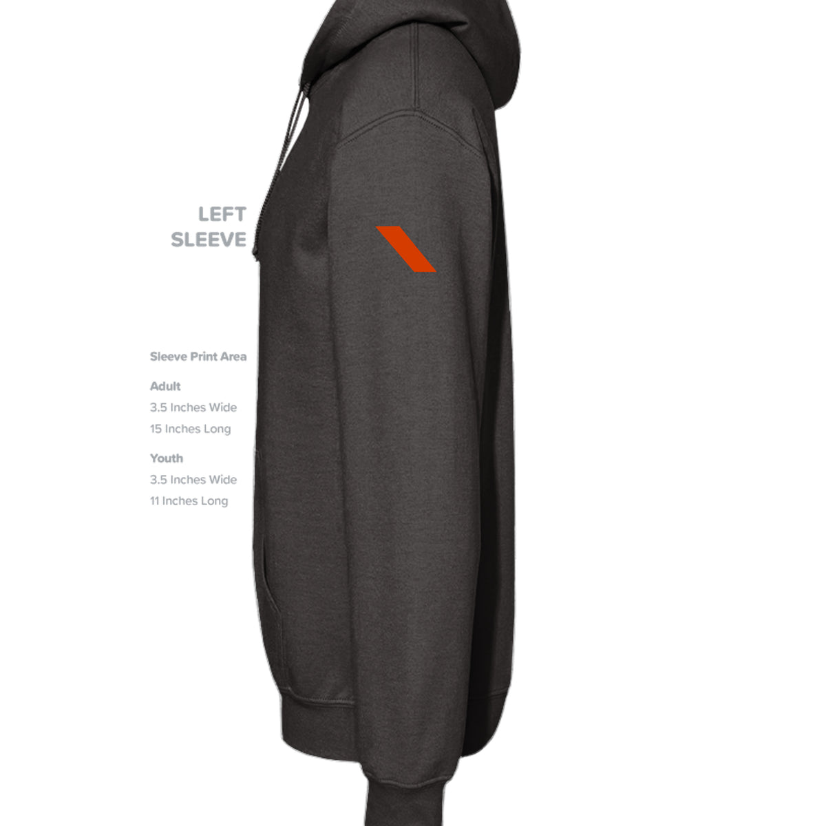 Stay Ready Hoodie · Asphalt · Sleeve