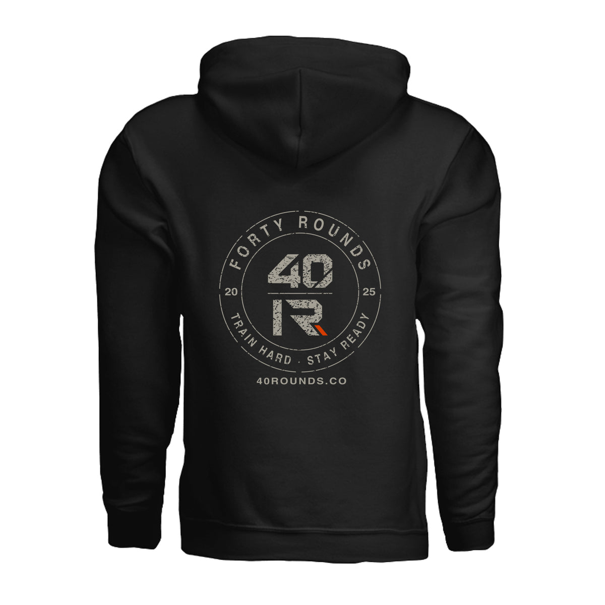 Stay Ready Hoodie · Black · Back
