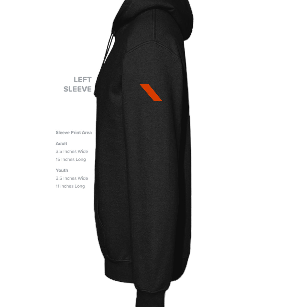 Stay Ready Hoodie · Black · Sleeve