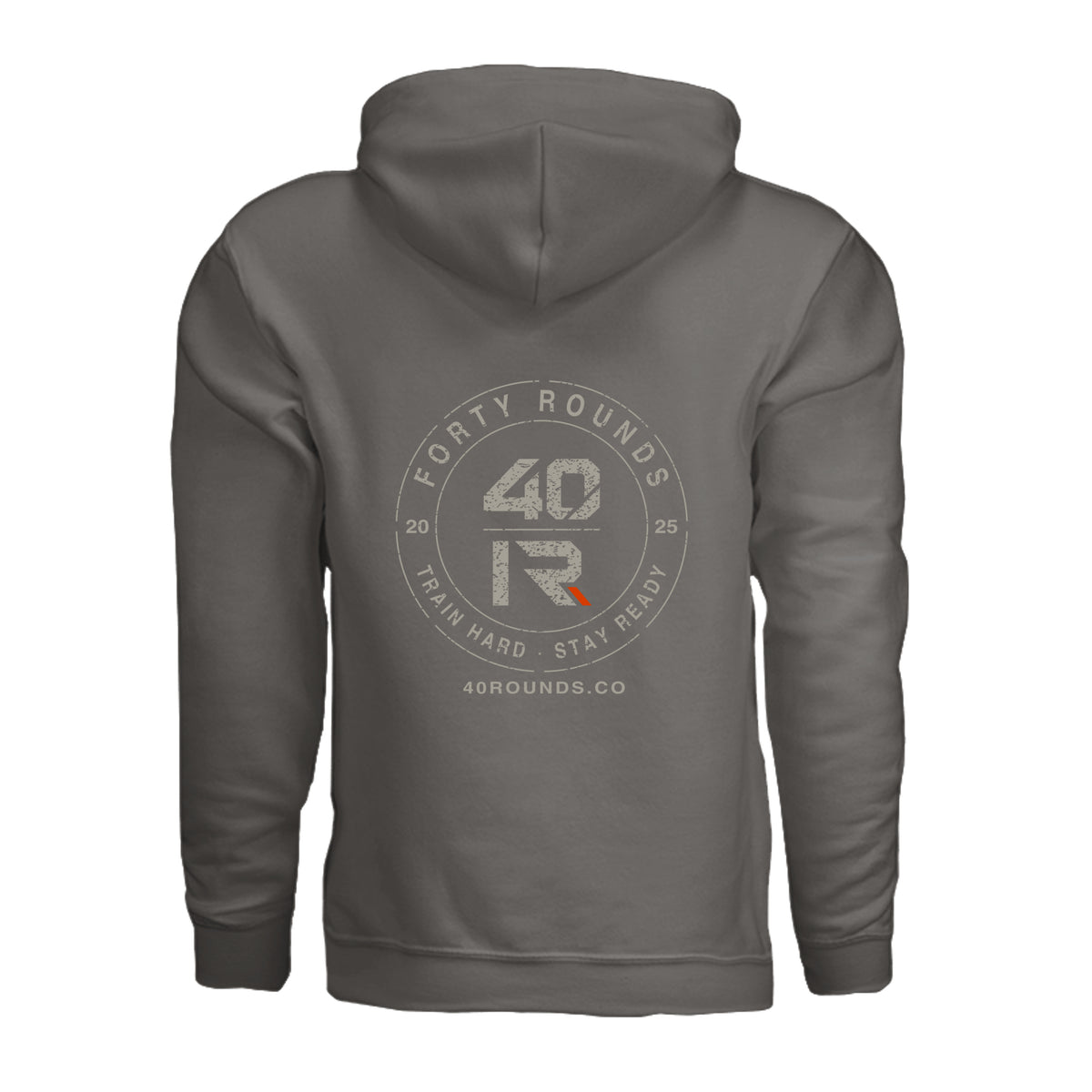 Stay Ready Hoodie · Charcoal · Back