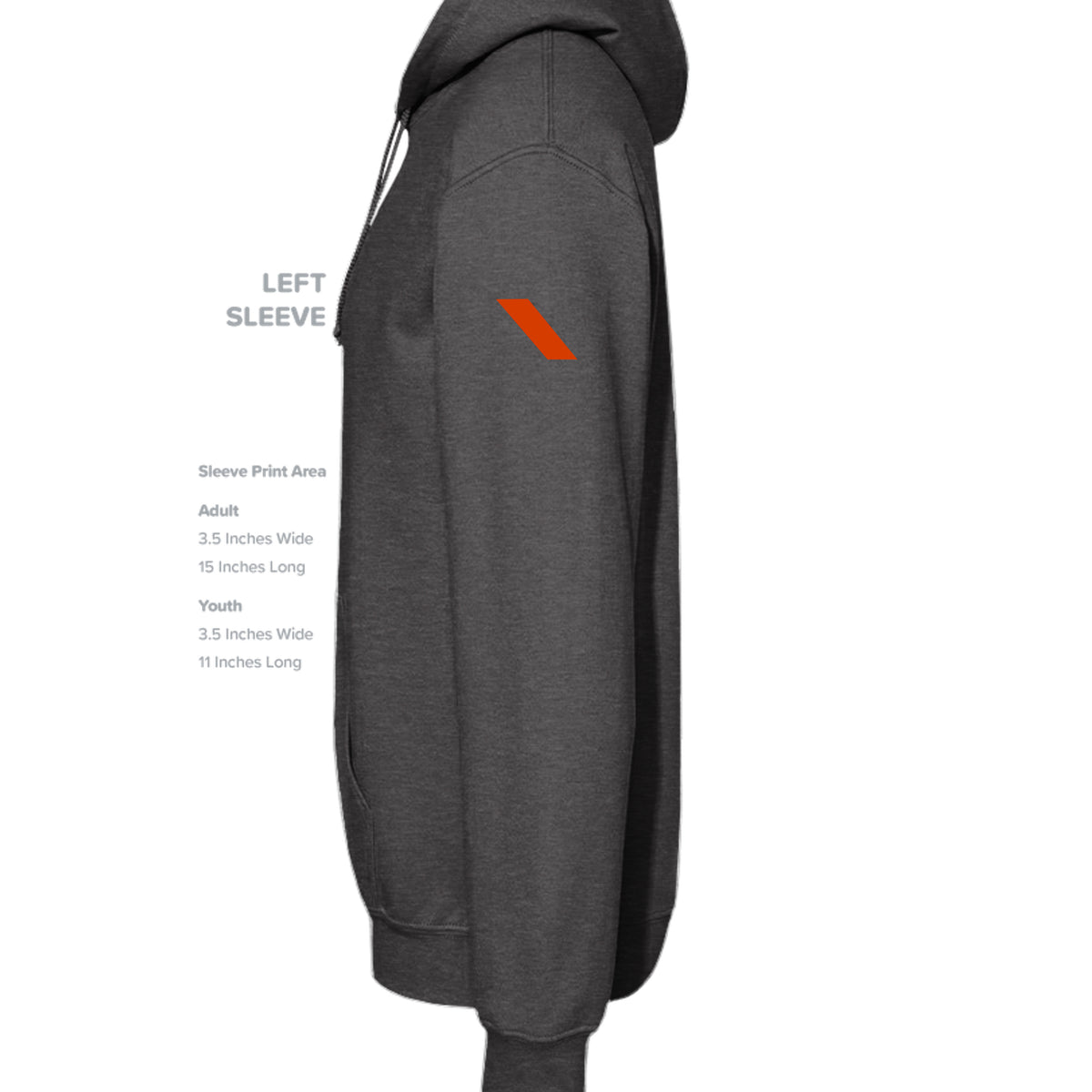 Stay Ready Hoodie · Charcoal Heather · Sleeve