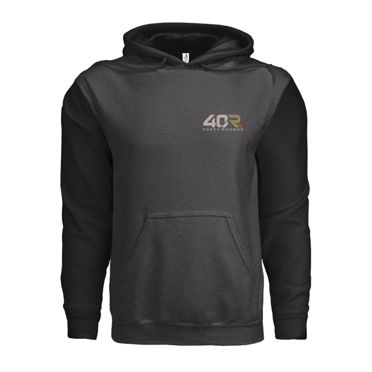 Stay Ready Hoodie · Charcoal Heather/ Black · Front
