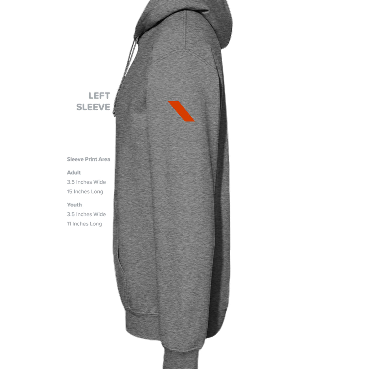 Stay Ready Hoodie · Gunmetal Heather · Sleeve