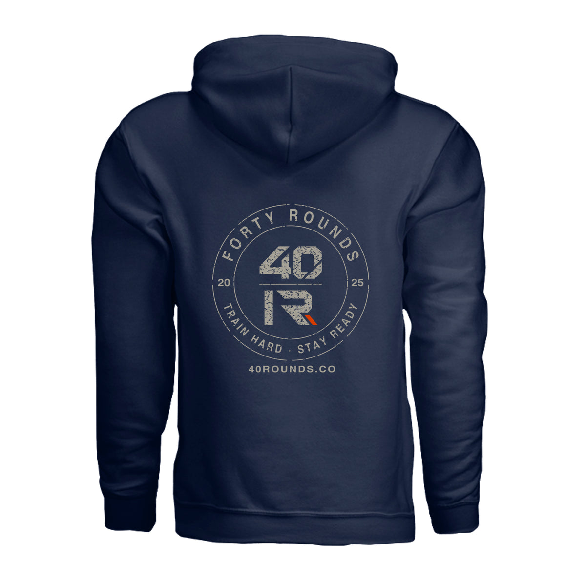 Stay Ready Hoodie · Navy · Back