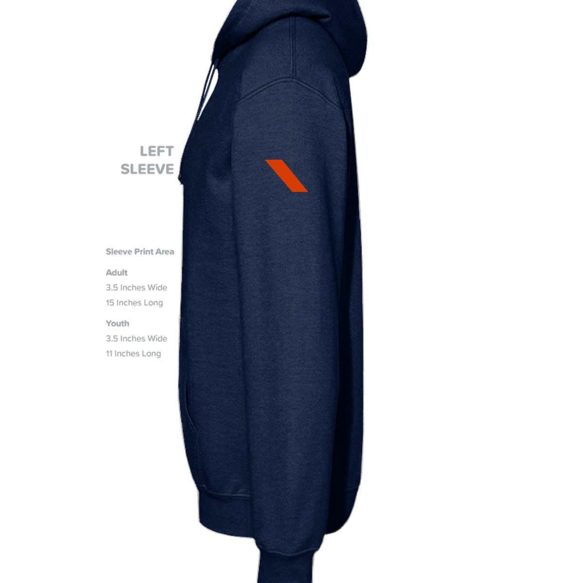 Stay Ready Hoodie · Navy · Sleeve