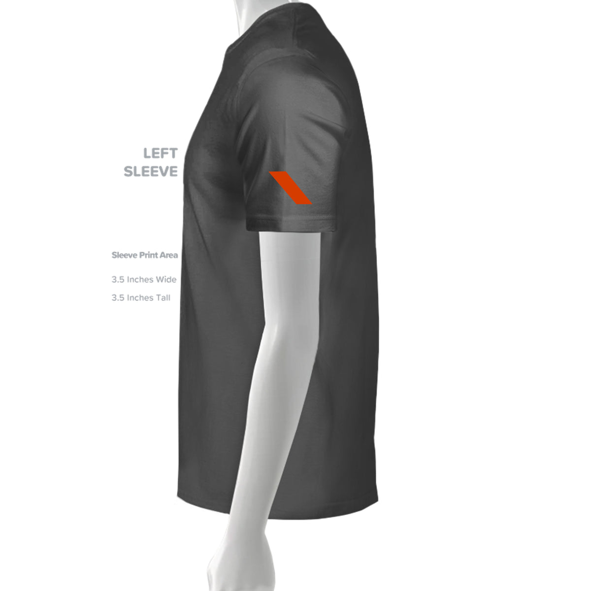 Honorable Discharge Tee · Asphalt · Sleeve