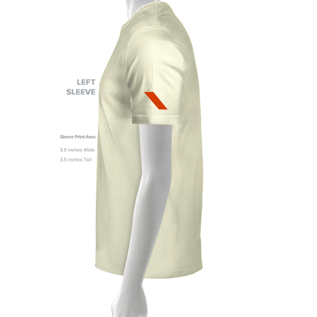 Honorable Discharge Tee · Natural · Sleeve