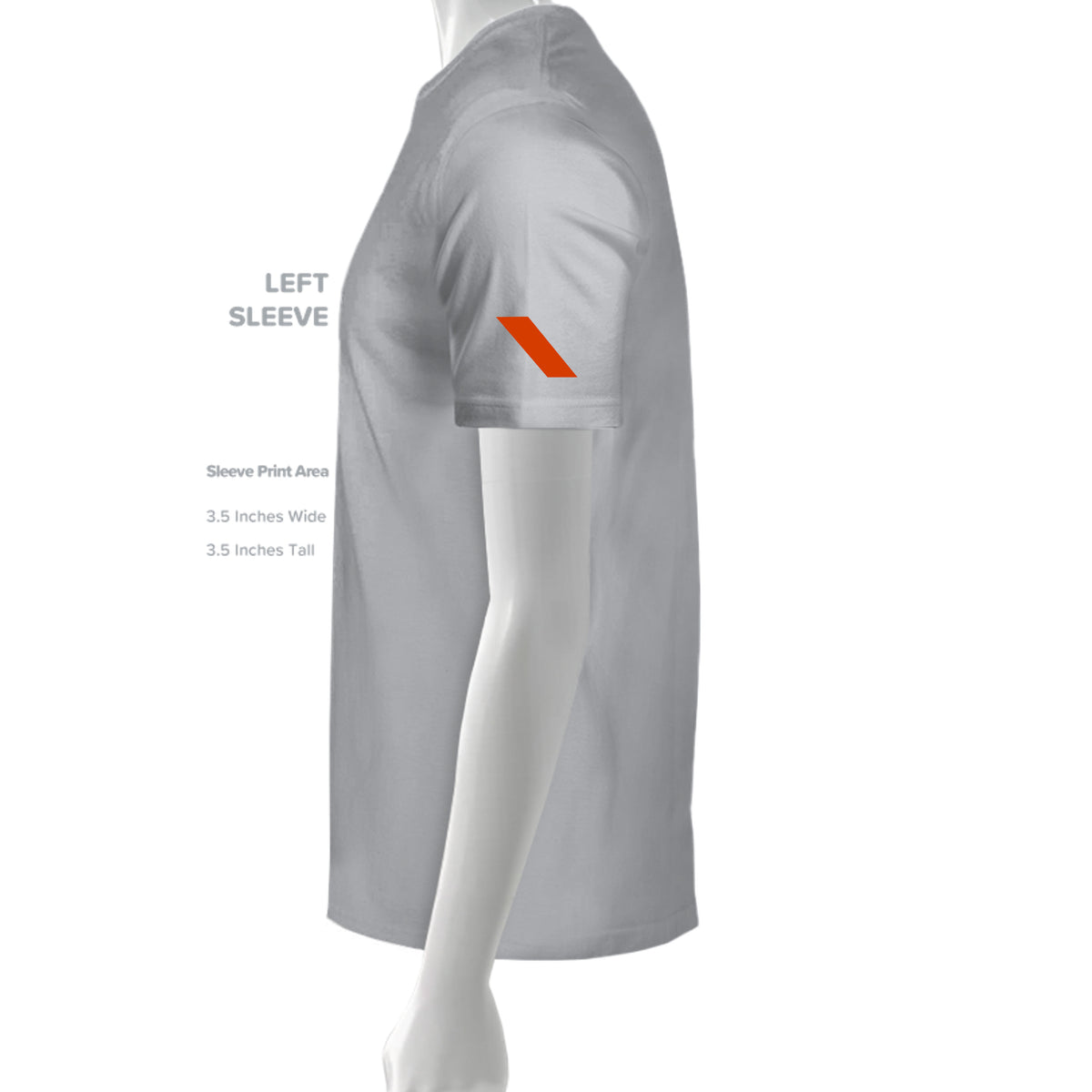 Honorable Discharge Tee · Solid Athletic Grey · Sleeve