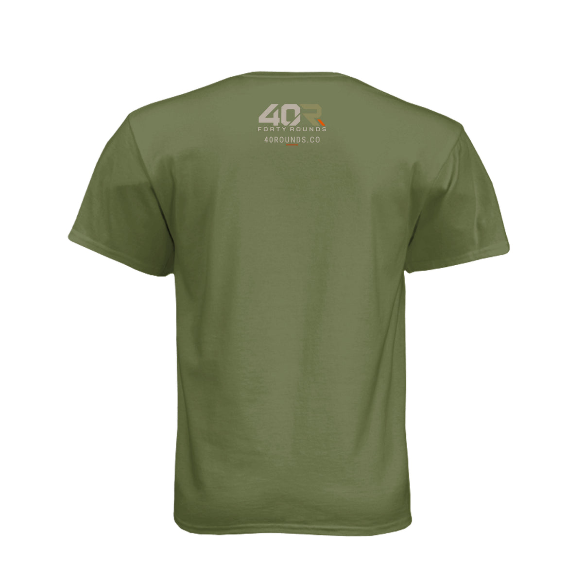 Didn't Hit Snooze — Mirrored Graphic Tee · Military Green · Back