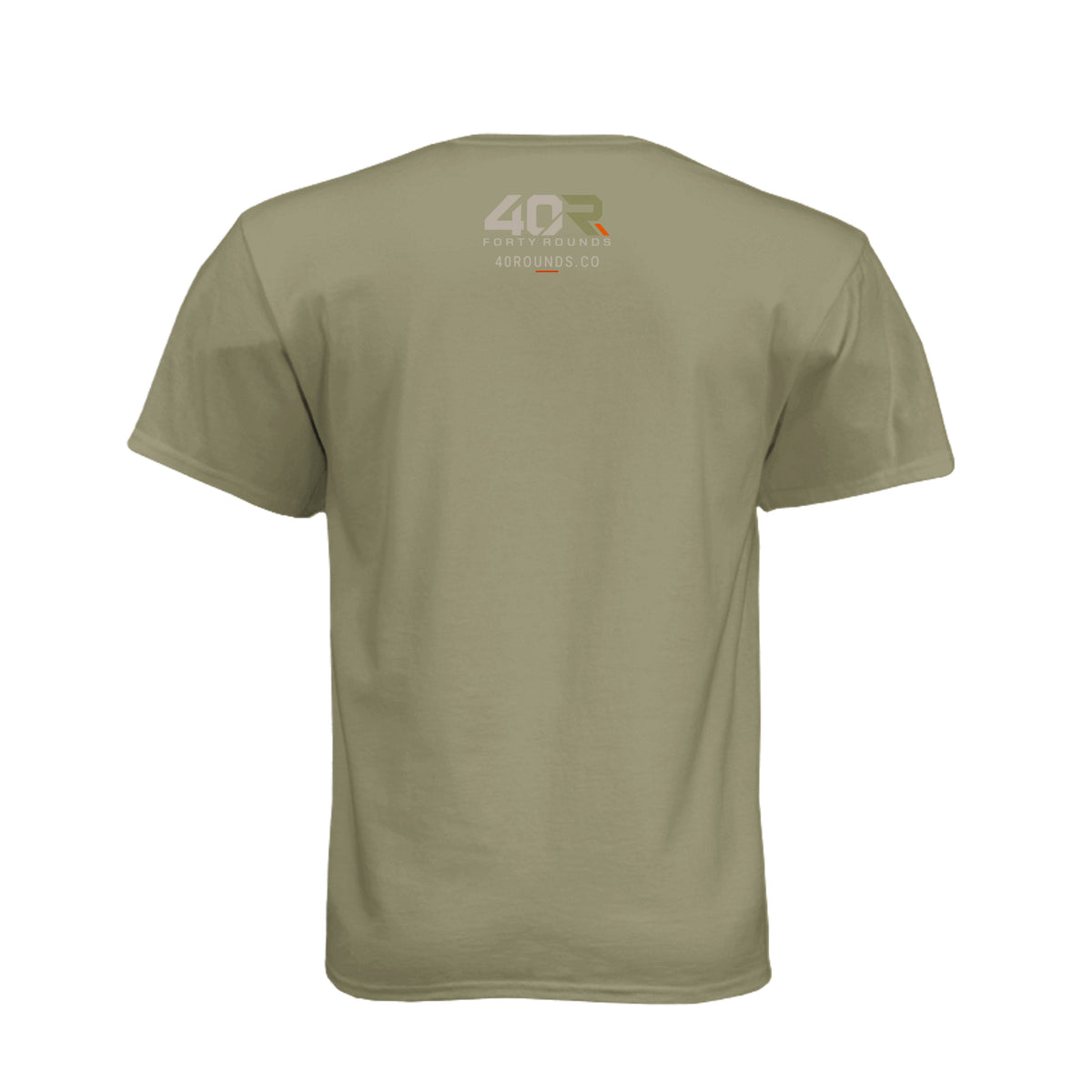 Didn't Hit Snooze — Mirrored Graphic Tee · Light Olive · Back
