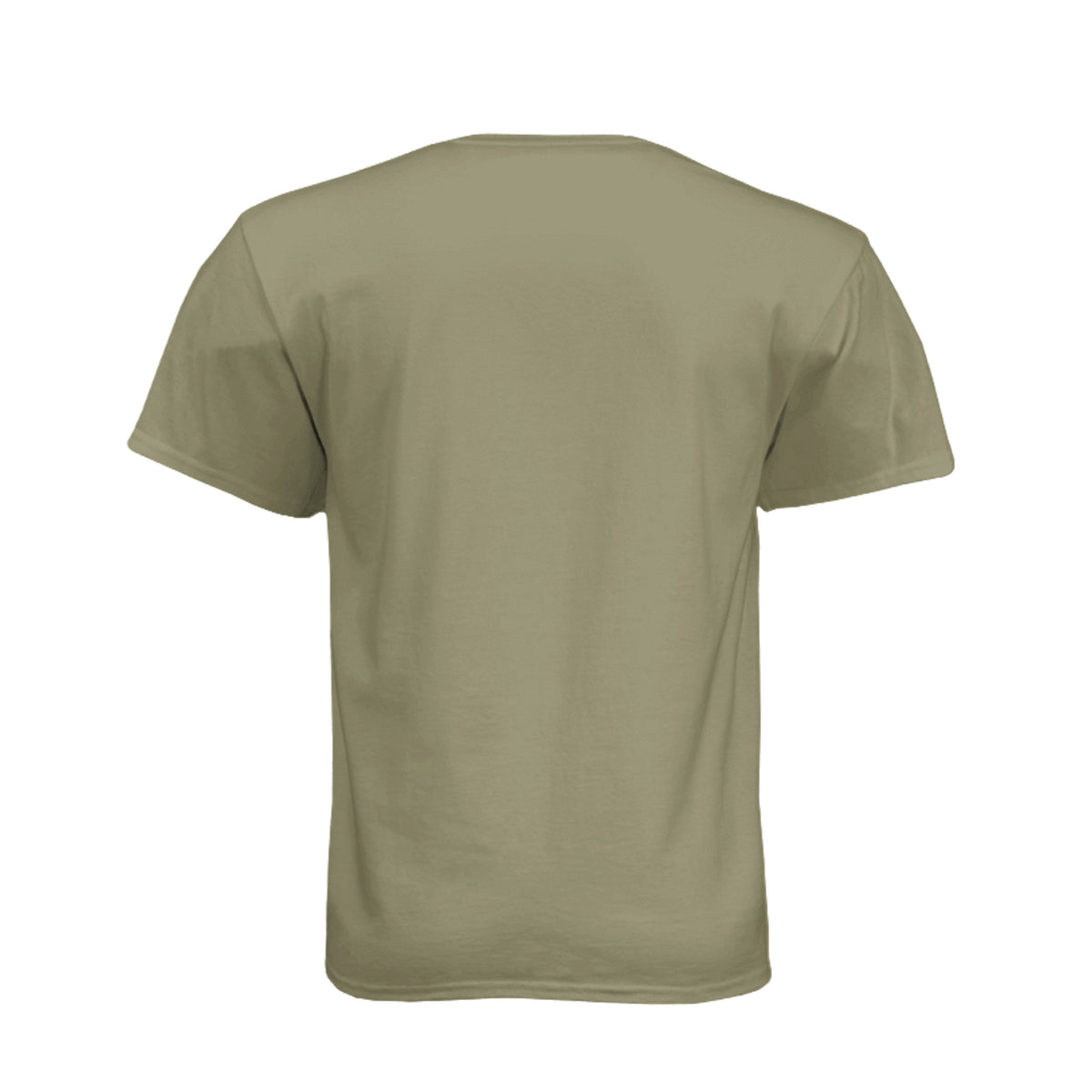Here Anyway — Mirrored Graphic Tee · Light Olive · Back