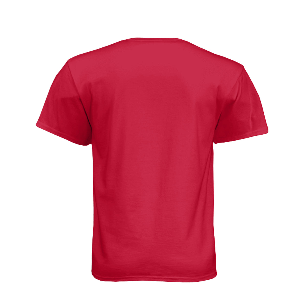 Built One Hard Day at a Time Tee · Red · Back