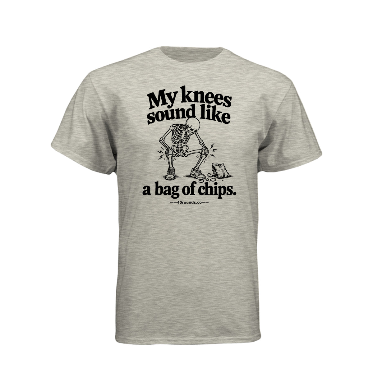 Noisy Knees Tee · Heather Tan · Front