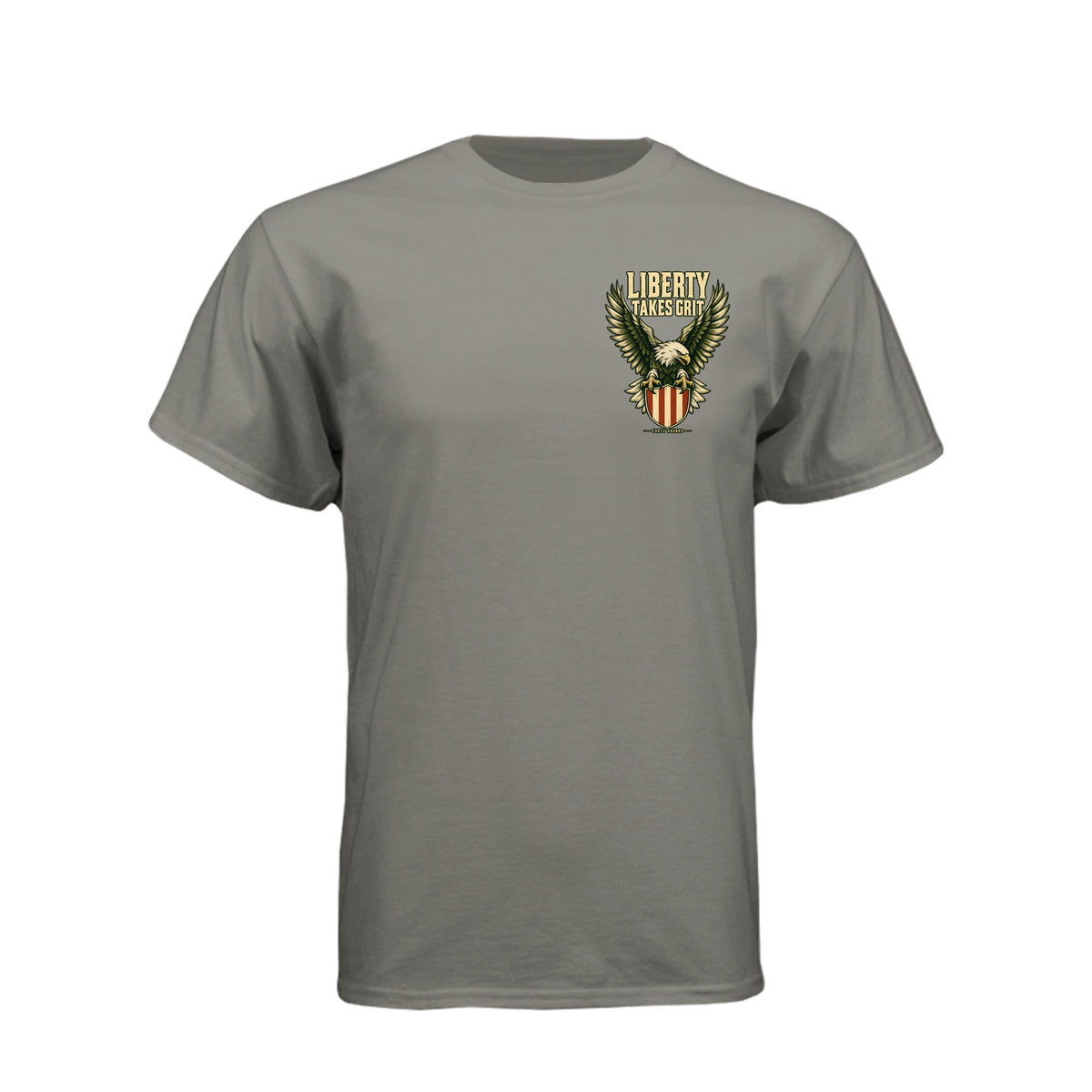 Still Standing- Liberty Tee · Warm Gray · Front