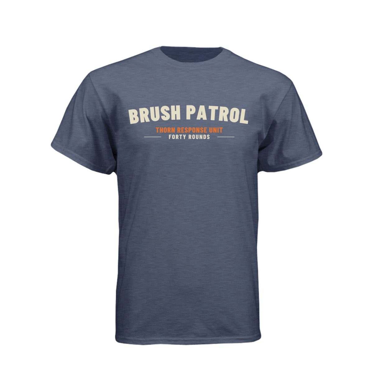 Thorn Benefits Tee — Brush Patrol · Midnight Navy · Front