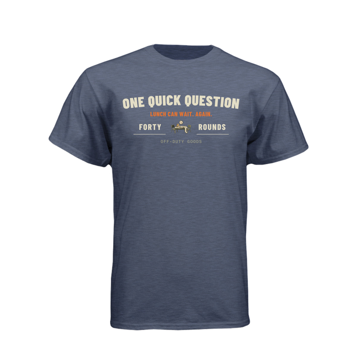 Quick Interview Tee · Midnight Navy · Front