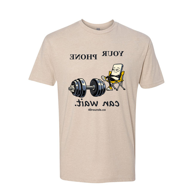 Your Phone Can Wait — Mirrored Graphic Tee