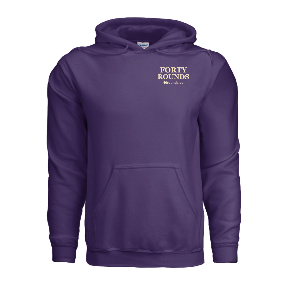 Warm-Up Required Hoodie · Purple · Front