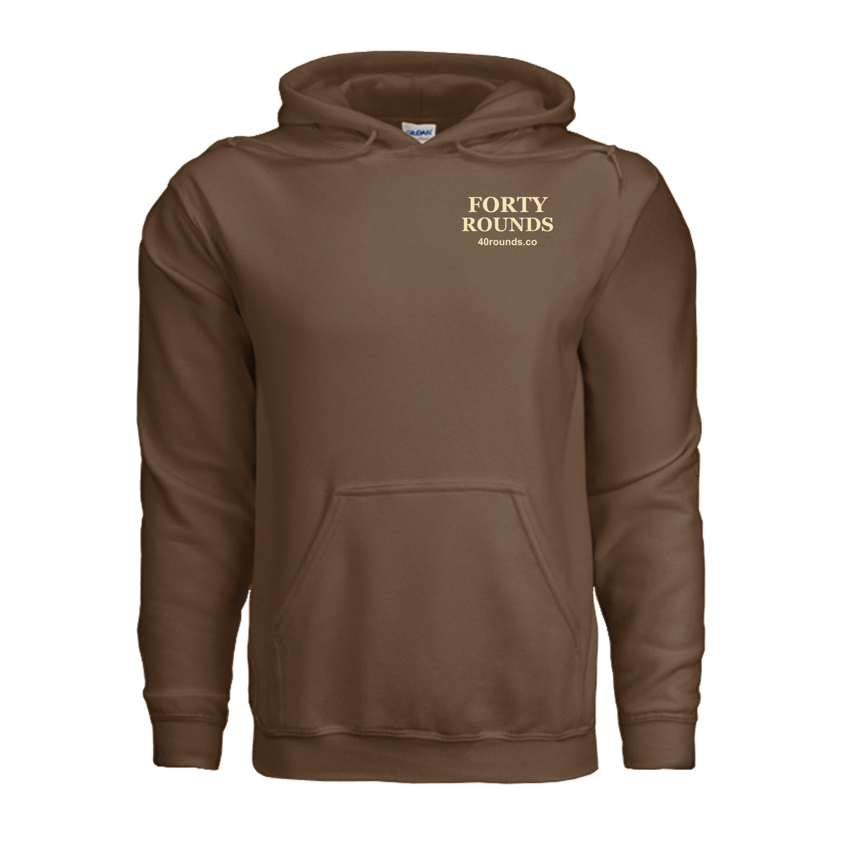 Let’s Go Anyway Hoodie · Cocoa · Front