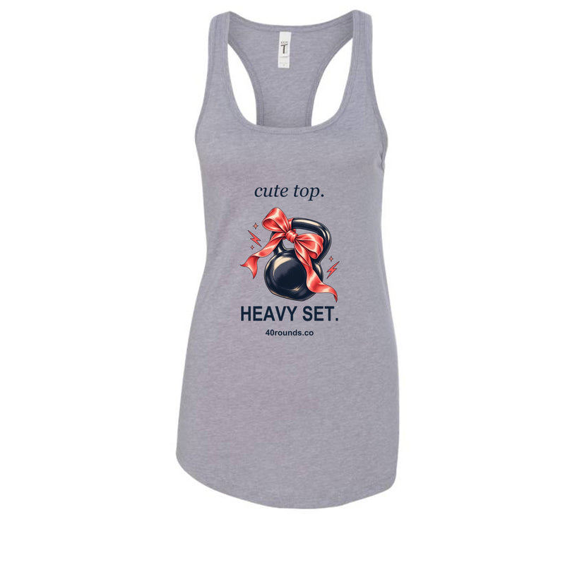 Cute Top. Heavy Set. — Women’s Racerback