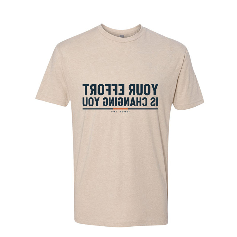 Your Effort Is Changing You — Men’s Mirrored Tee