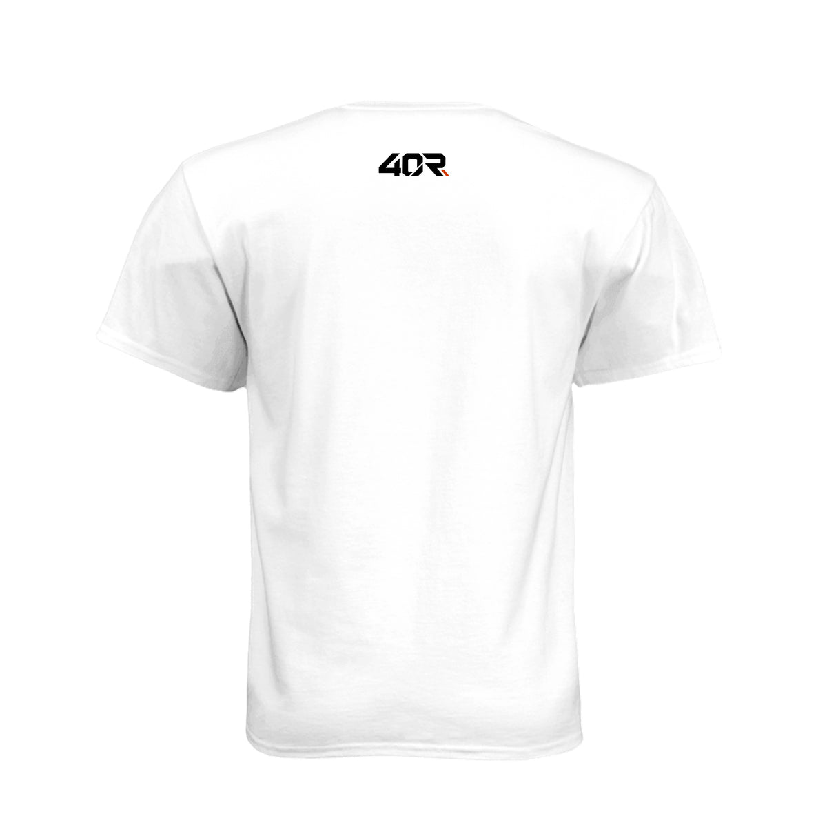 You Are Worth the Work — Men’s Mirrored Tee · White · Back