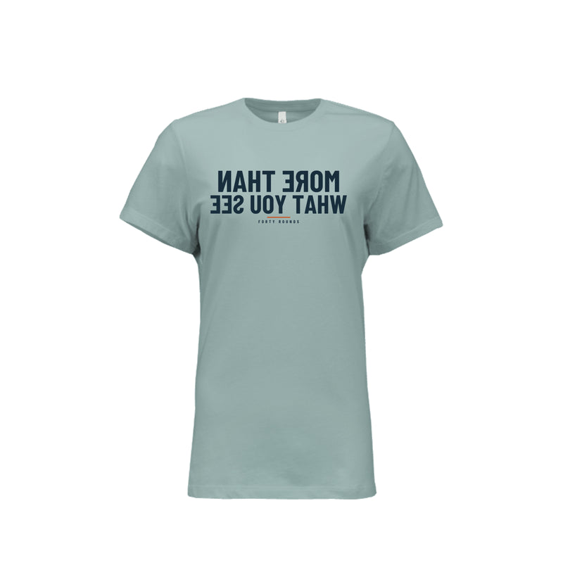 More Than What You See — Women’s Relaxed Mirrored Tee