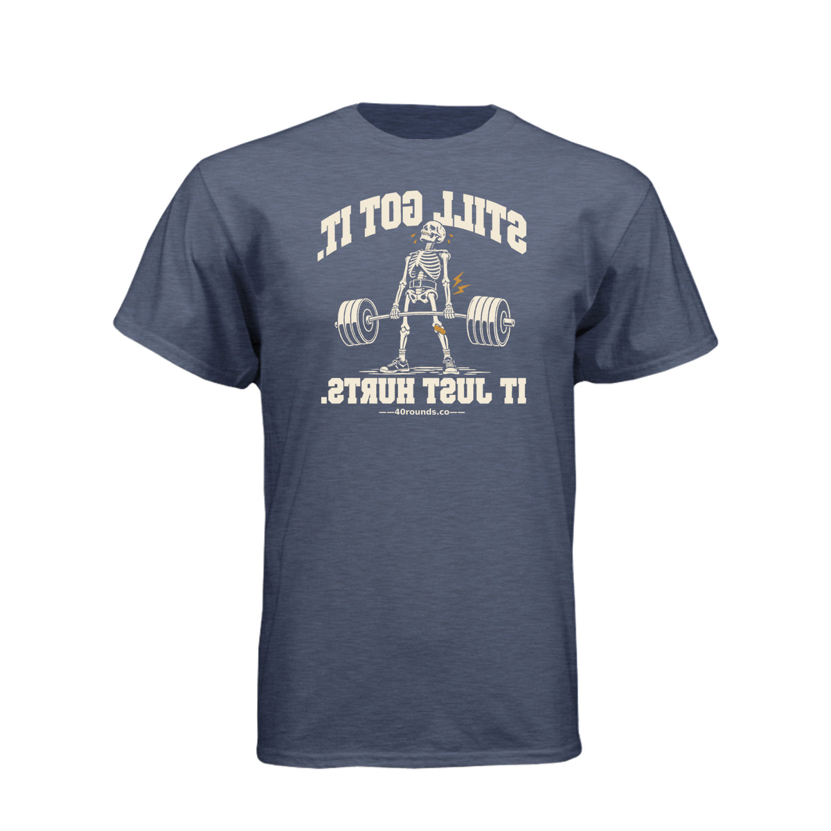Still Got It — Mirrored Graphic Tee · Midnight Navy · Front