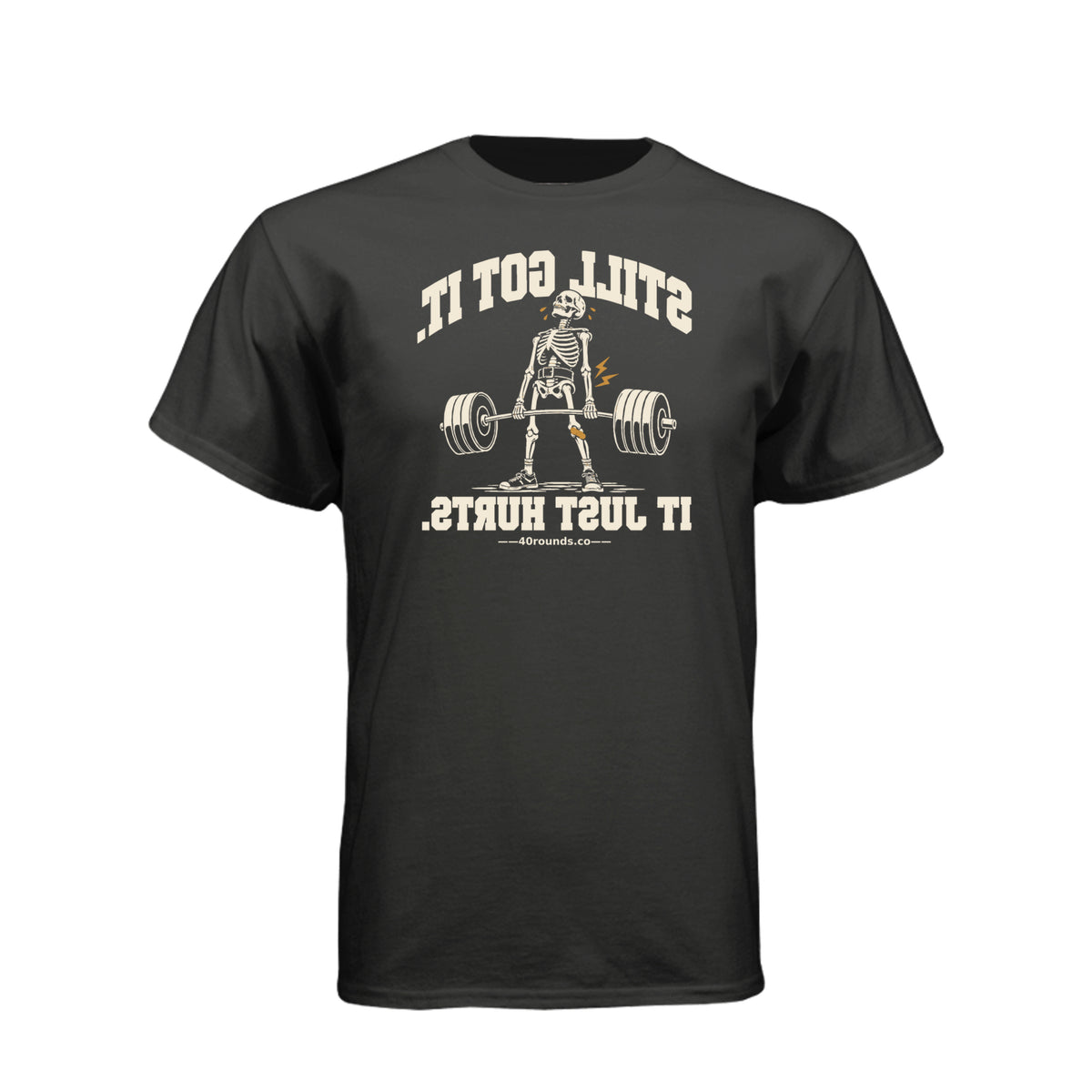 Still Got It — Mirrored Graphic Tee · Charcoal · Front