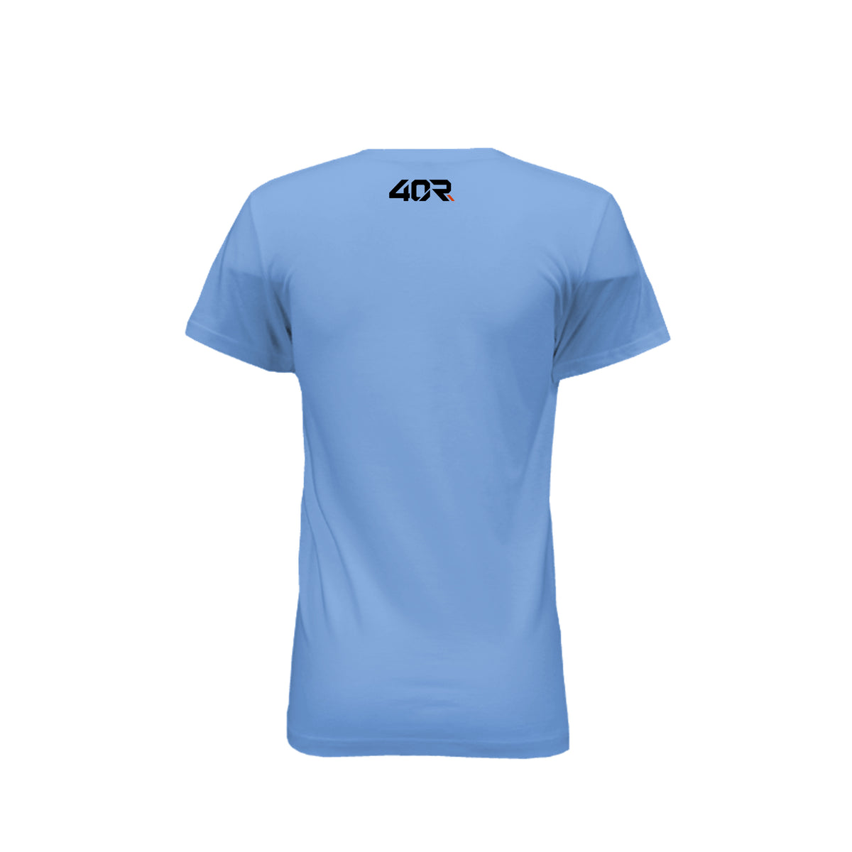 Strong Looks Good on You — Women’s Relaxed Mirrored Tee · Carolina Blue · Back