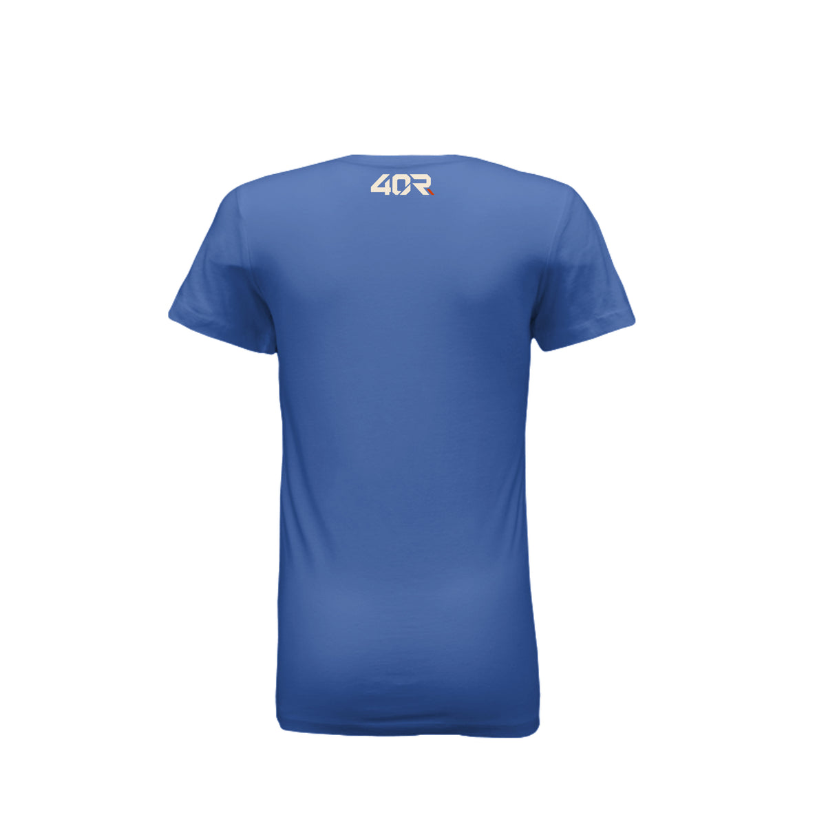 Strong in Your Own Way — Women’s Fitted Mirrored Tee · True Royal · Back