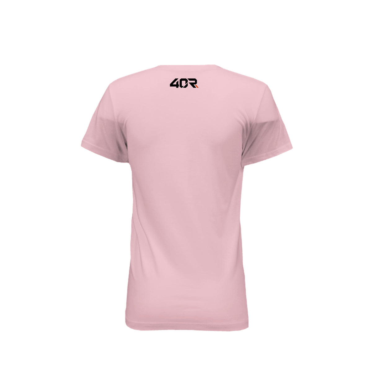 Becoming My Own Hero — Women’s Relaxed Mirrored Tee · Pink · Back