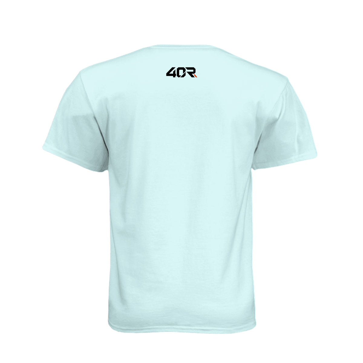 Same You. Heavier Dumbbells. — Mirrored Tee · Ice Blue · Back