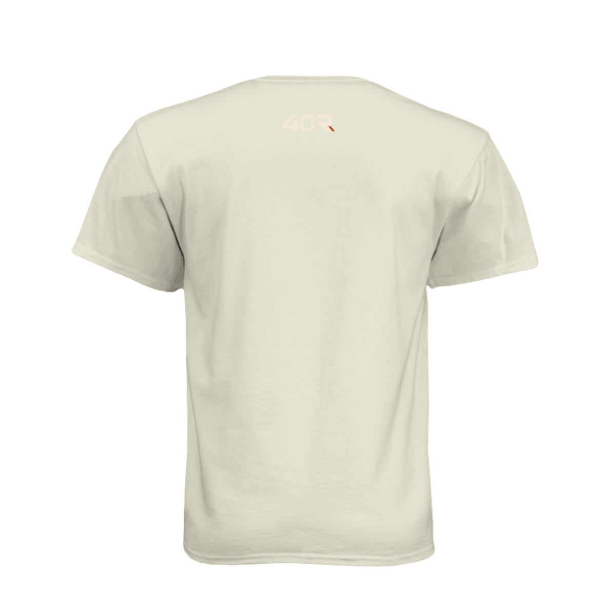 Good Effort. Weird Noises. — Dark Mirrored Tee · Sand · Back