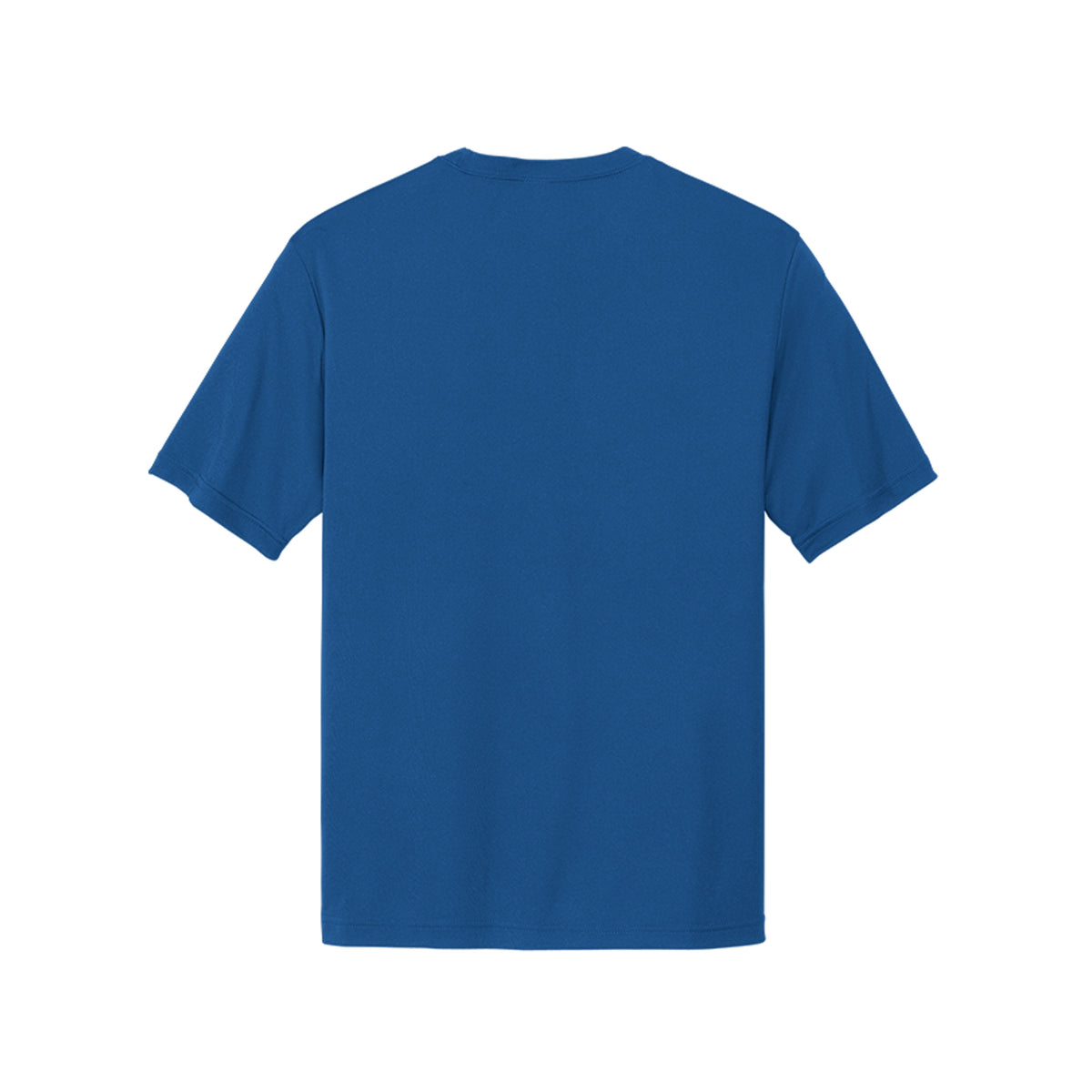 Earn Your Reflection — Dryfit Mirror Tee · True Royal · Back