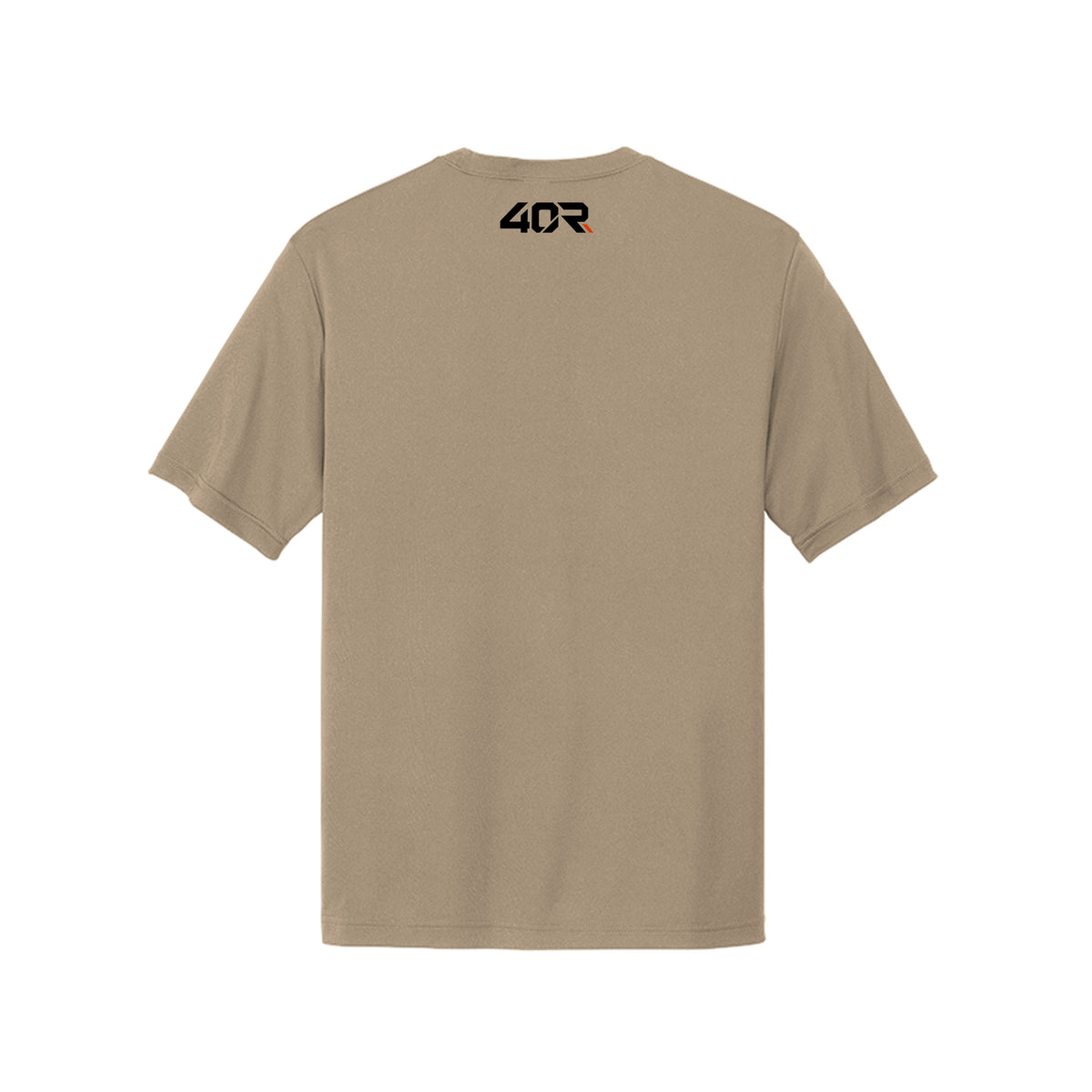 You Are Worth the Work — Dryfit Mirror Tee · Sand · Back