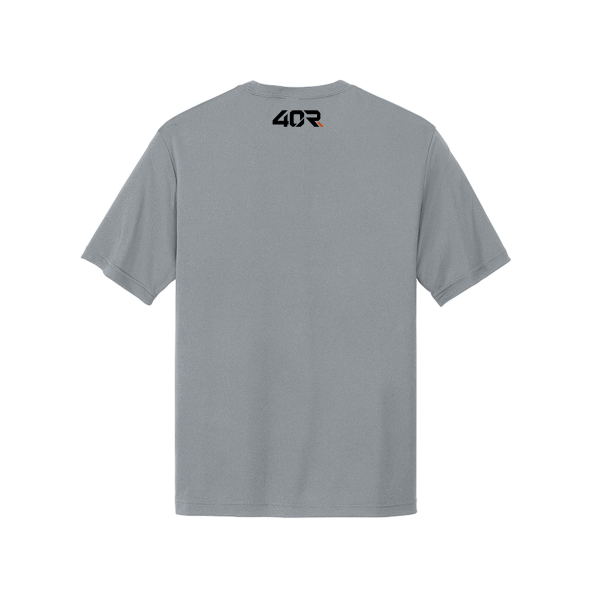 You Are Worth the Work — Dryfit Mirror Tee · Silver · Back