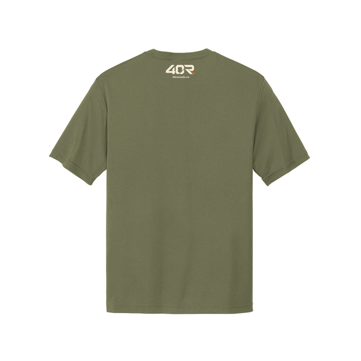 Sin-TRON Dont Flag Me — Dryfit Edition · Olive Drab Green · Back